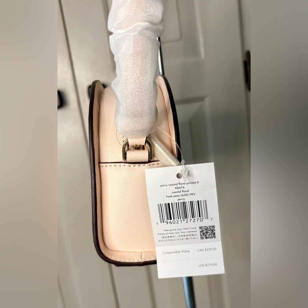 Kate Spade NWT  Pink Coastal Floral Crossbody Bag - Picture 4 of 10